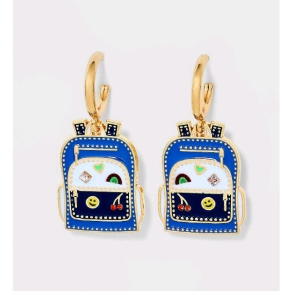 Sugarfix by Baublebar Packed and Prepped‎ Backpack Statement Earrings - Picture 4 of 4
